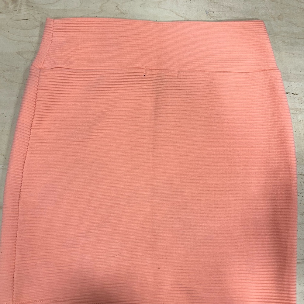 Cotton On Pink Ribbed Mini Skirt Casual